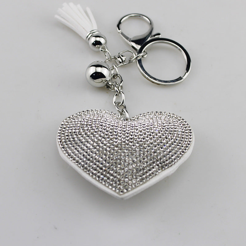 Wholesale Rhinestone Colorful Heart Keychain ACC-KC-TMS005
