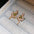 Wholesale Real Gold  Silver Needle Zircon Snake Oil Dropping Bamboo Earrings