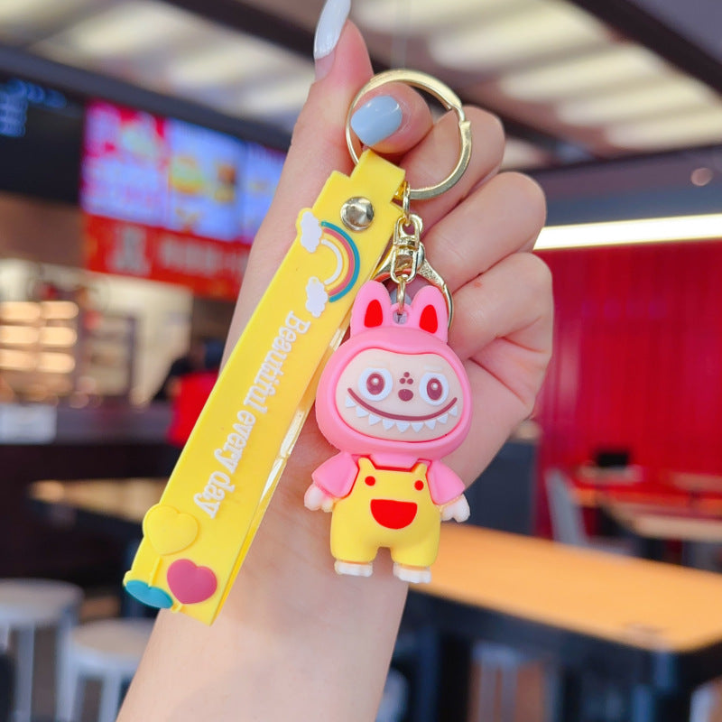 Wholesale Cute cartoon silicone keychain