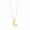 Wholesale Chubby Letter Pendant Clavicle Chain  Necklace