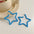 Wholesale Multicolor Star Earrings