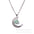 Wholesal women's alloy moon pendant fashion necklace