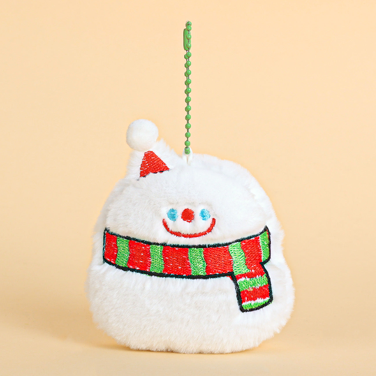 Wholesale Plush Christmas Tree Keychain Ornament Cartoon Festive Pendant For Backpack Bag Charm Holiday Gift Accessory