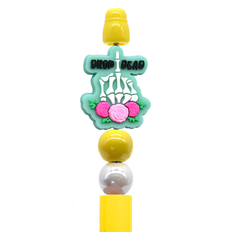 Wholesale Random 100pcs Halloween PVC Soft Focal Beads ACC-BDS-RYY005