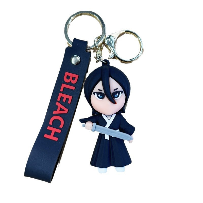 Wholesale Cartoon PVC Soft Glue Keychain ACCVIP-KC-WuY001