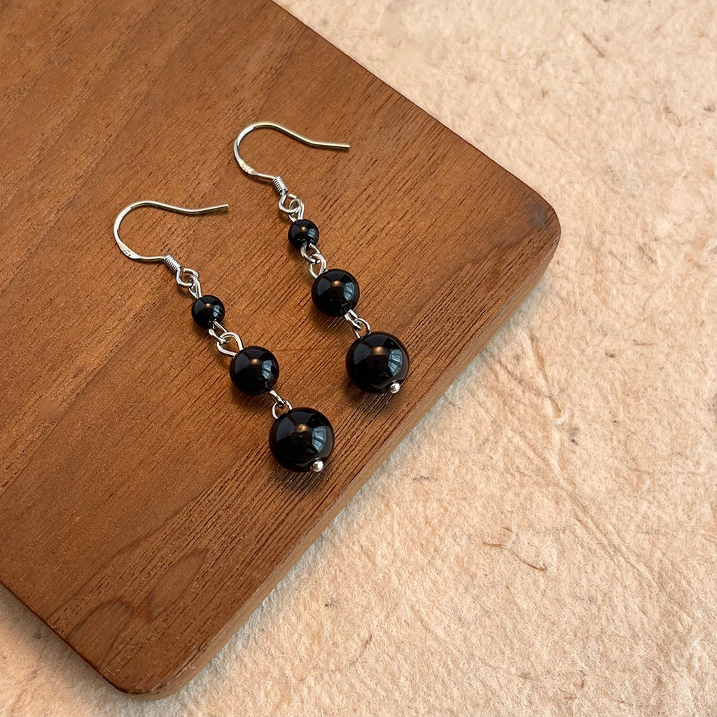 Wholesale  ethnic style natural stone beaded earrings