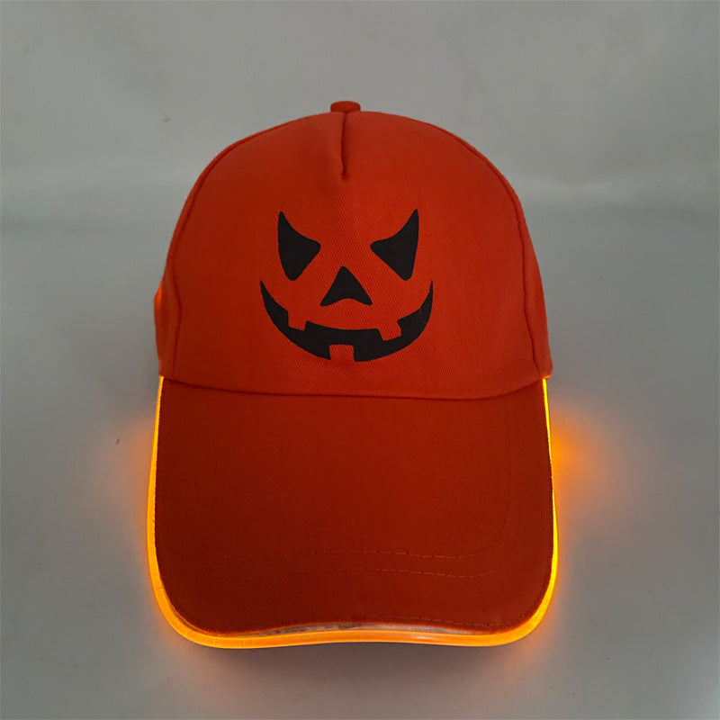 Wholesale   LED baseball cap pumpkin cap