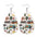Wholesale Bonfire Party Transparent Acrylic Water Drop Earrings