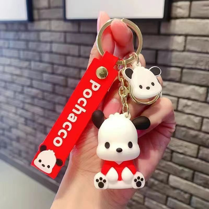 Wholesale Cartoon Cute Silicone Keychains ACCVIP-KC-Qichu007
