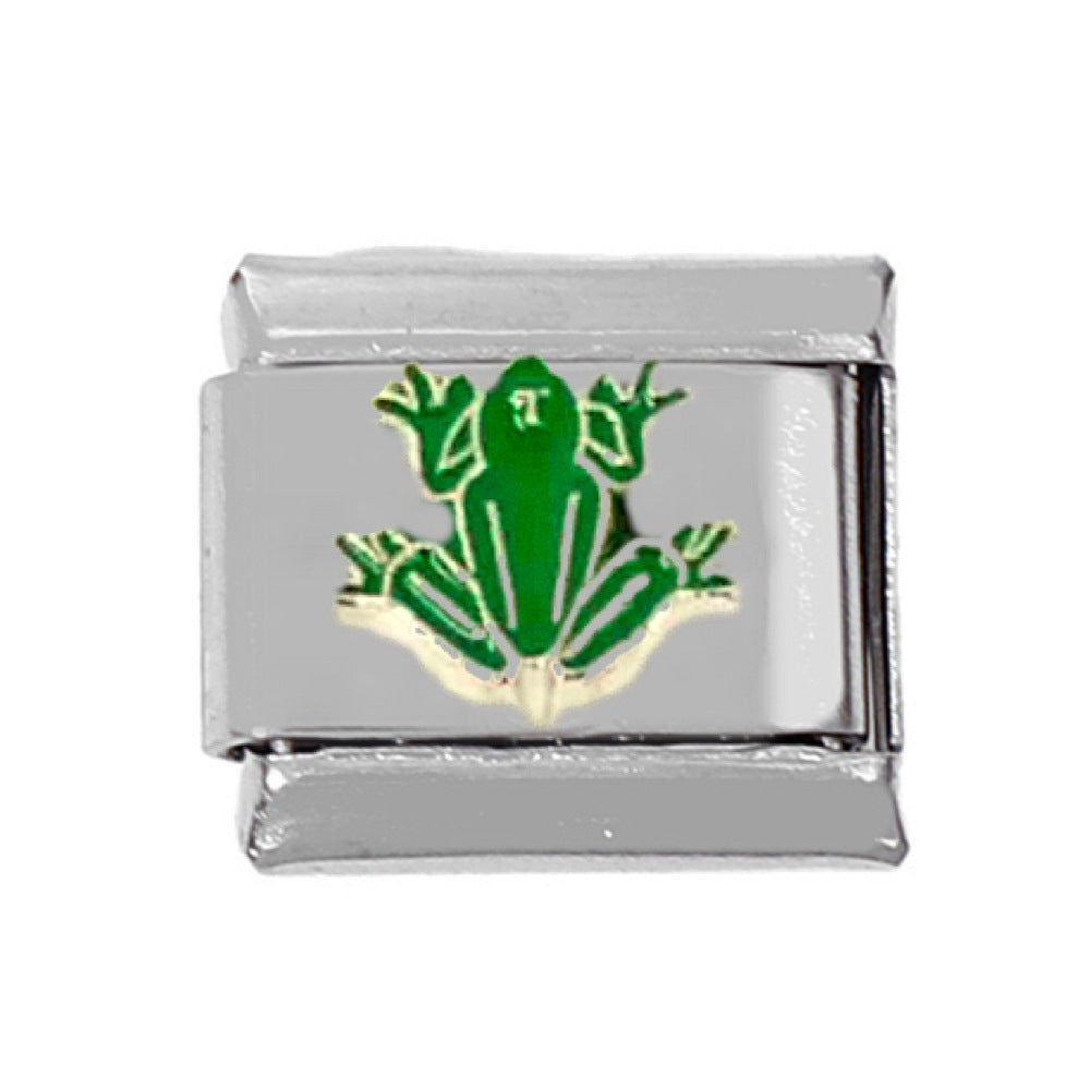 Wholesale 5pcs Italian Charm Bracelet Charm Module Stainless Steel Cute Animal Bracelet 9mm DIY Pattern Free Stitching Detachable Composable Bracelet ACC-BT-DaLiang010