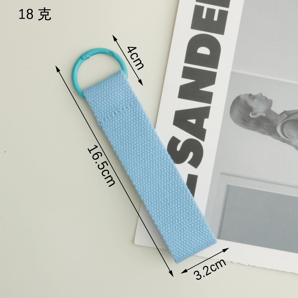 Wholesale Trendy Green Polyester Lanyard Keychain Wrist Strap Wedding Gift DIY Resale Accessory