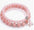 Wholesale pink crystal ribbon pendant bracelet