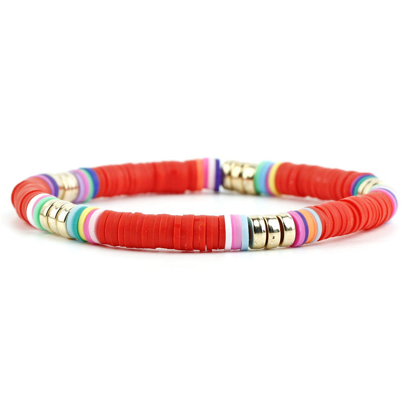 Wholesale Multicolor Soft Pottery Bracelet