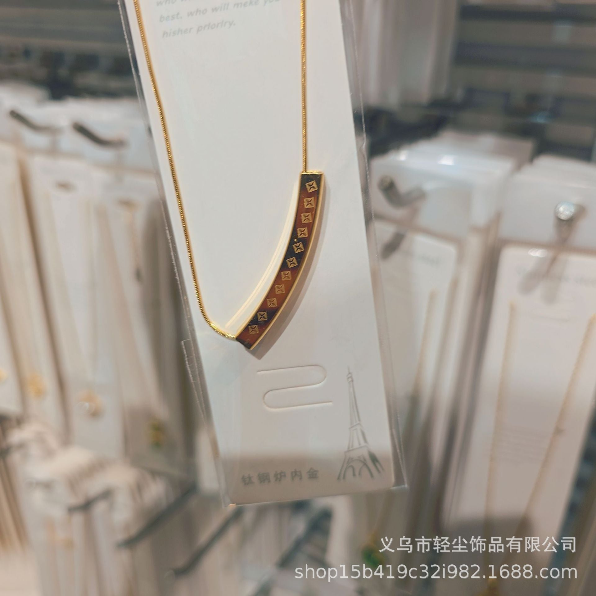 Wholesale Minimalist  High End Stainless Steel Clavicle Necklace