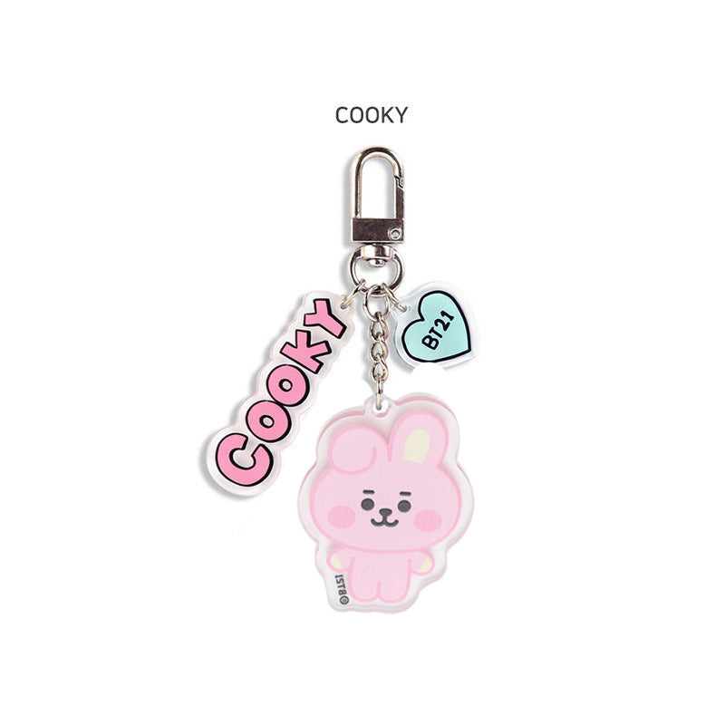 Wholesale Cartoon Acrylic Keychain ACC-KC-QingLian001