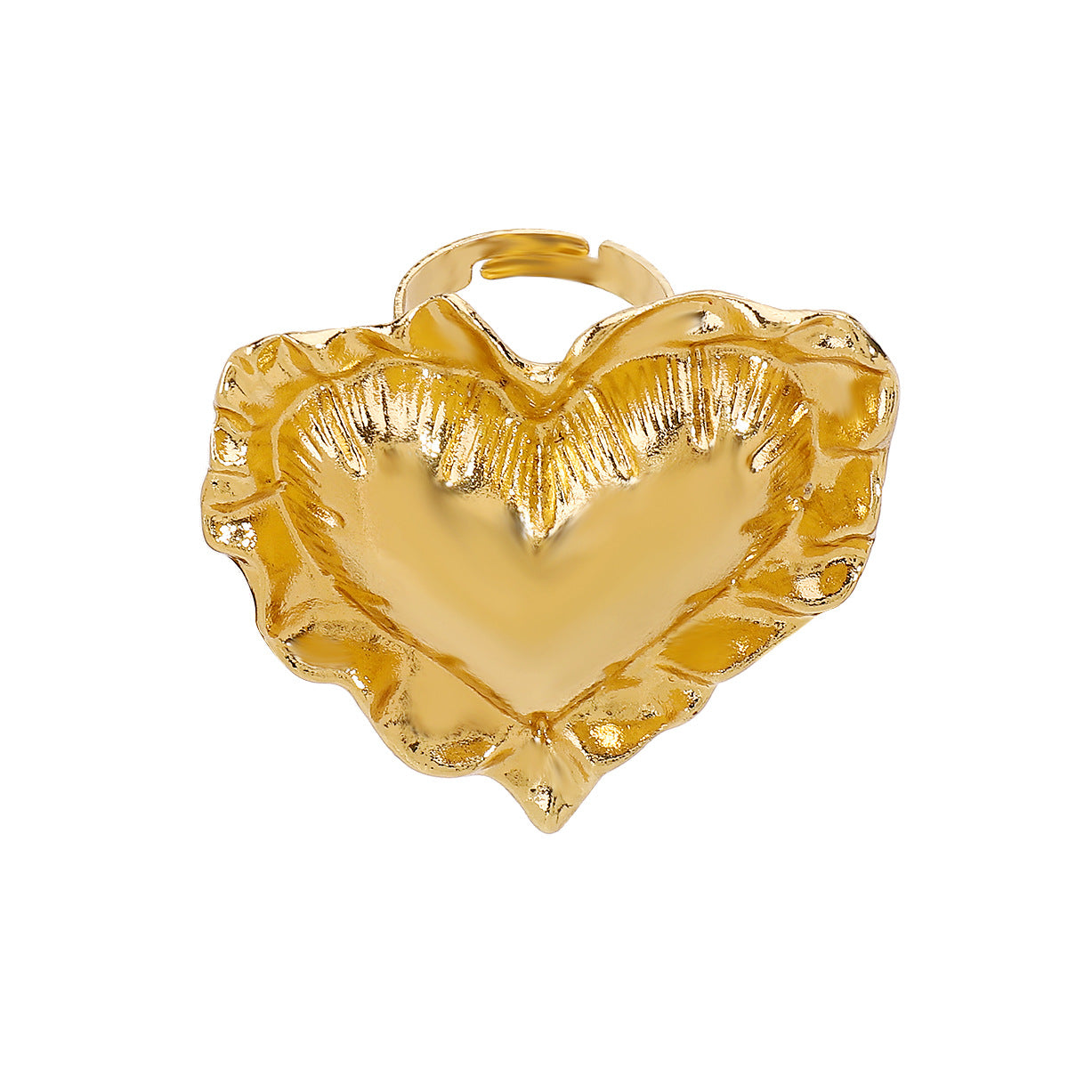 Wholesale Flower Sun Leaf Elegant Metal Ring