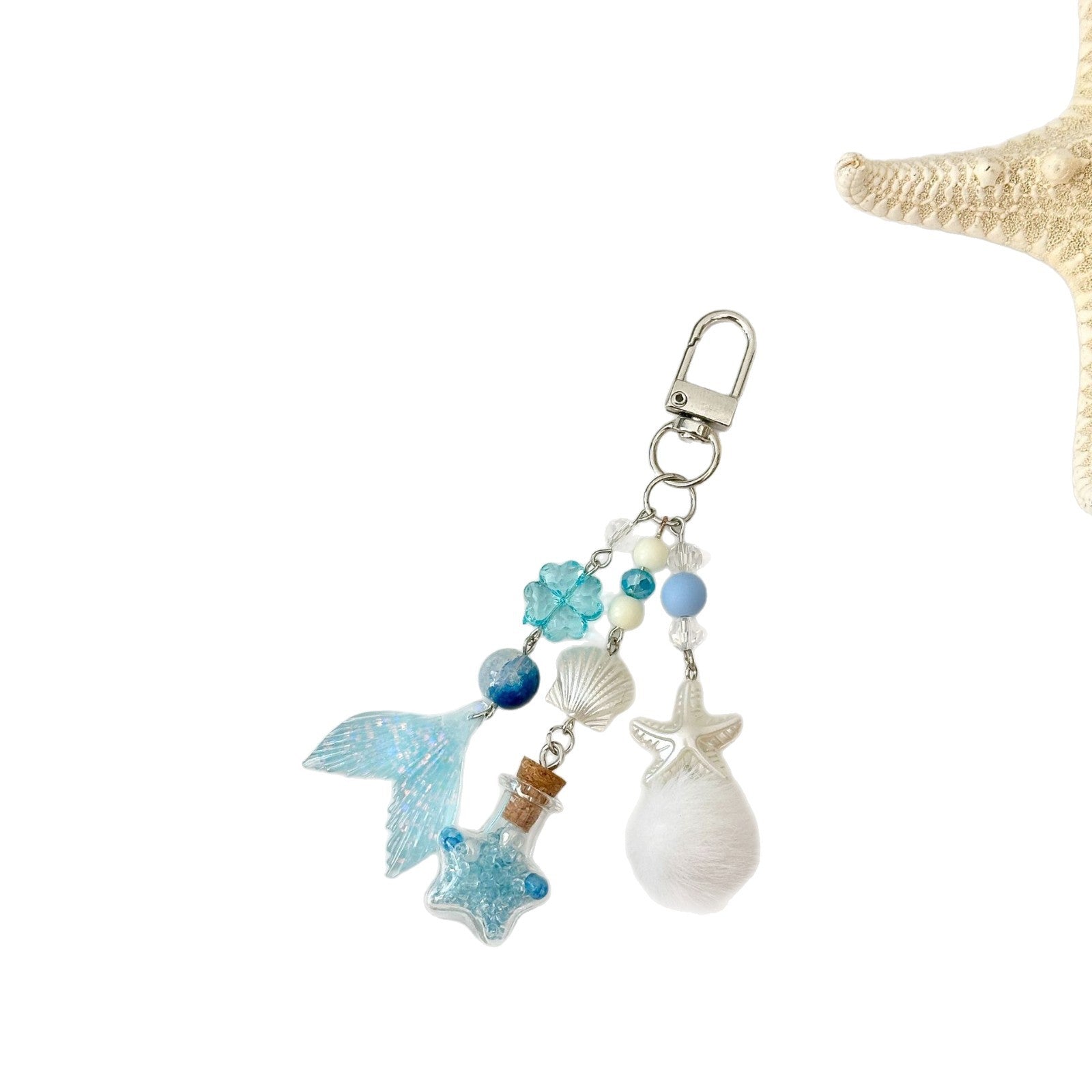 Wholesale  ocean drifting bottle keychain