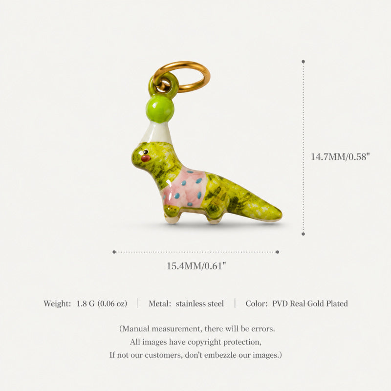 Wholesale Stainless Steel Fox Pendant 18K Gold Plated Animal Charm Trendy Fashion Accessory For DIY Jewelry Making Boutique Resale