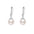 Wholesale s999 sterling silver vintage pearl earrings
