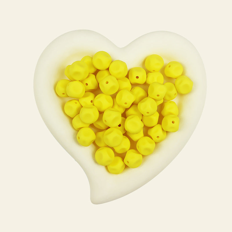 Wholesale 100pcs 15mm Irregular Silicone Beads DIY for Beadable ACC-BDS-JIaHao003