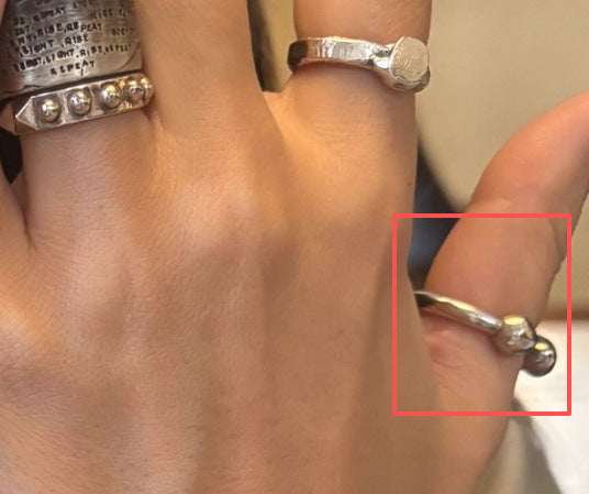 Wholesale Trendy Geometric Stackable Rings Set for Women,  Fashion Layered Cuff Rings,  Everyday Jewelry Accessory Gift