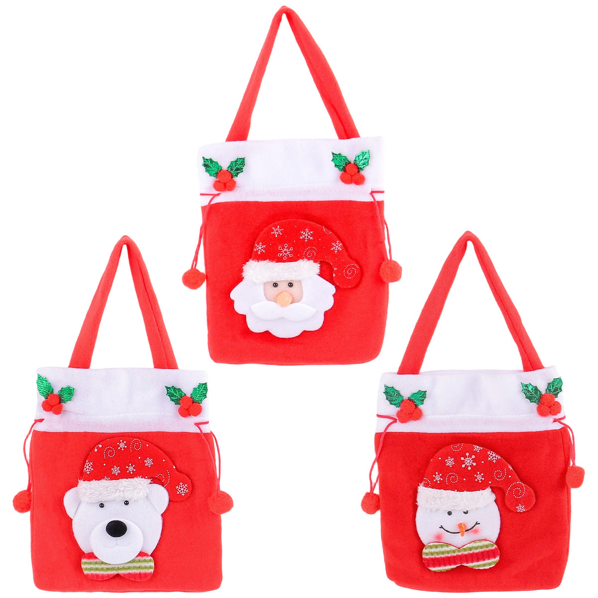 Wholesale Christmas Gift Bag Cute Candy Bag Christmas Decorations