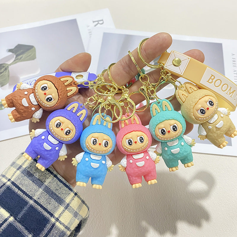 Wholesale Cute cartoon silicone keychain