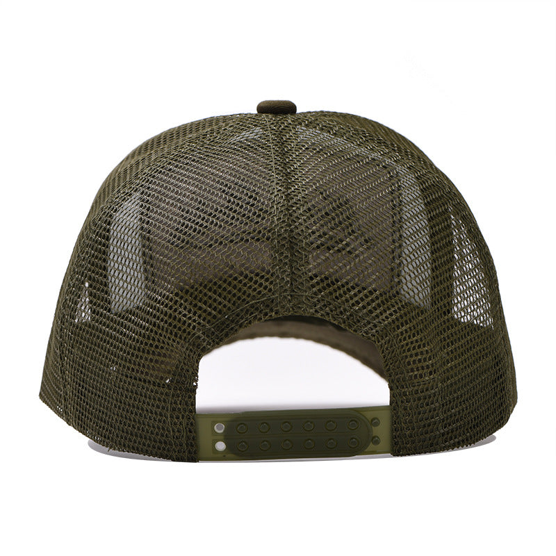 Wholesale Trendy 3D Embroidery New York Baseball Cap Cotton Mesh Patchwork For Men Summer