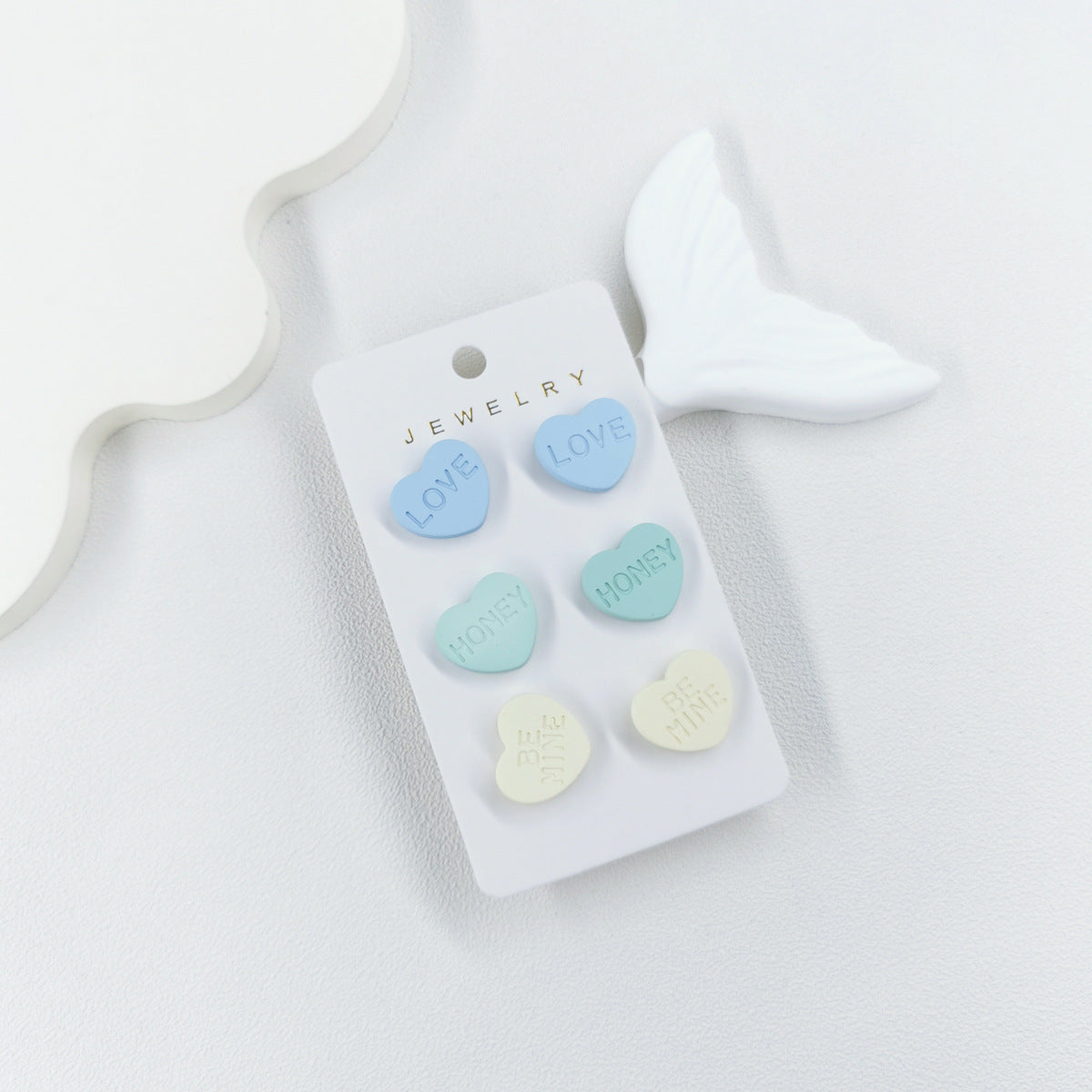 Wholesale Valentine's Day Cute Set Acrylic Letter Earrings Set