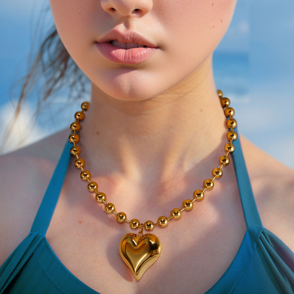 Wholesale Stainless Steel Heart Necklace