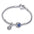 Wholesale S925 Sterling Silver Blue Ocean Star Language Star Valentine's Day Bracelet