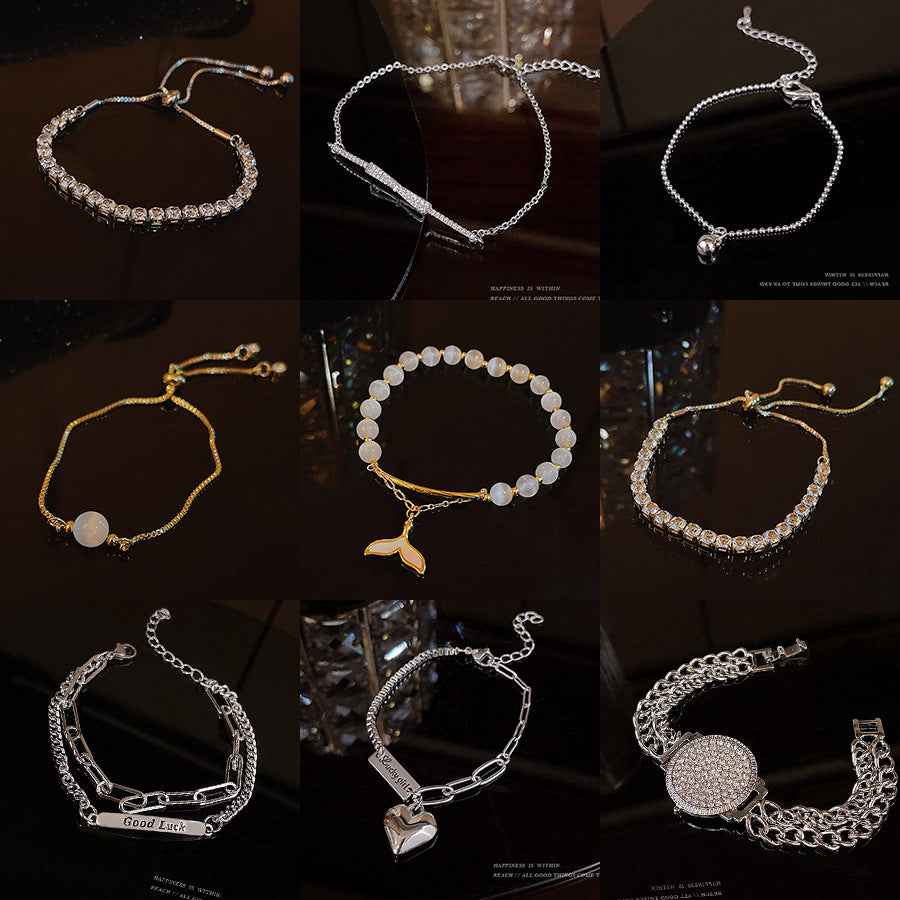 Wholesale Vintage Pearl Bracelet Cat's Eye Bracelet ACC-BT-Hank001
