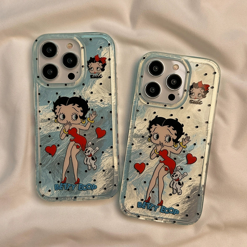 Wholesale Cute Polka Dot Silicone Phone Case ACC-PC-Shiyi003