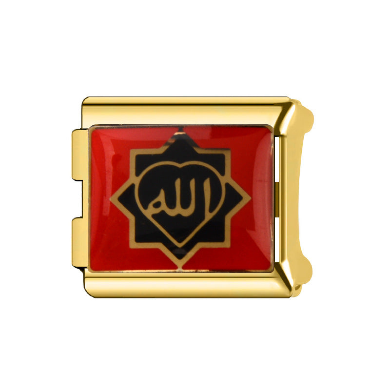 Wholesale Italian Charm Bracelet 9mm DIY Splicing Cartoon Cute Stainless Steel Composable Bracelet