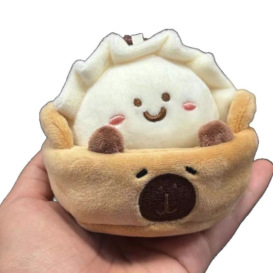 Wholesale Cute Water Guinea Pig Dumpling Plush Toy  Pendant Keychains