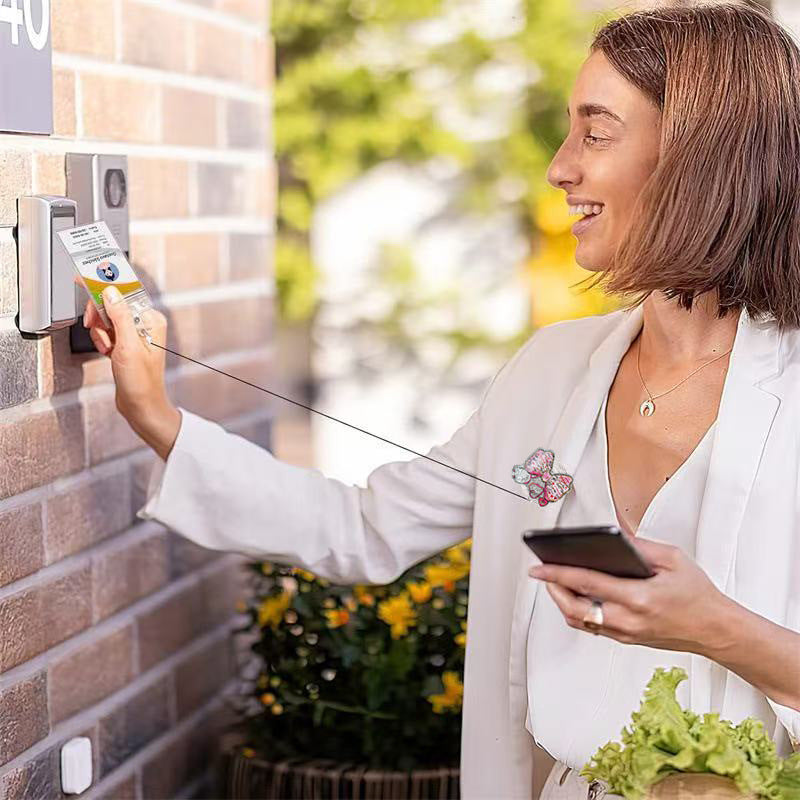 Bobine di badge con clip per carta d'identità acrilica all'ingrosso