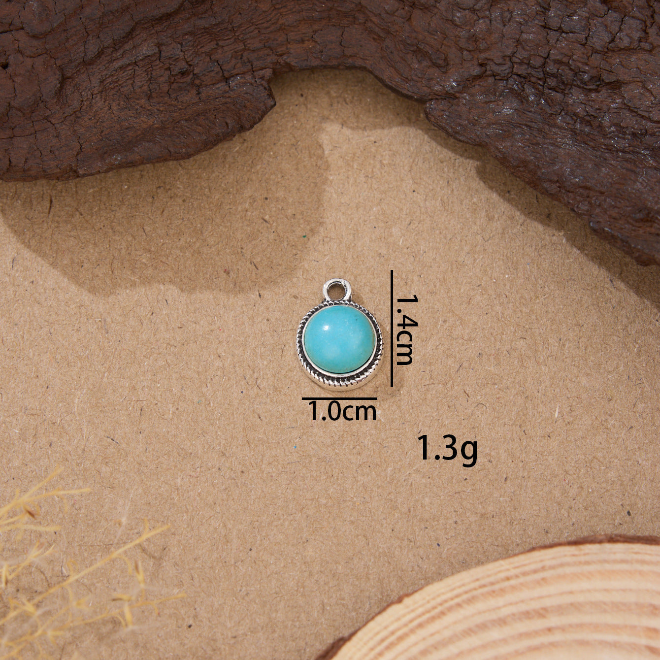 Wholesale Vintage Bohemian Turquoise Inlaid Jewelry DIY Accessories