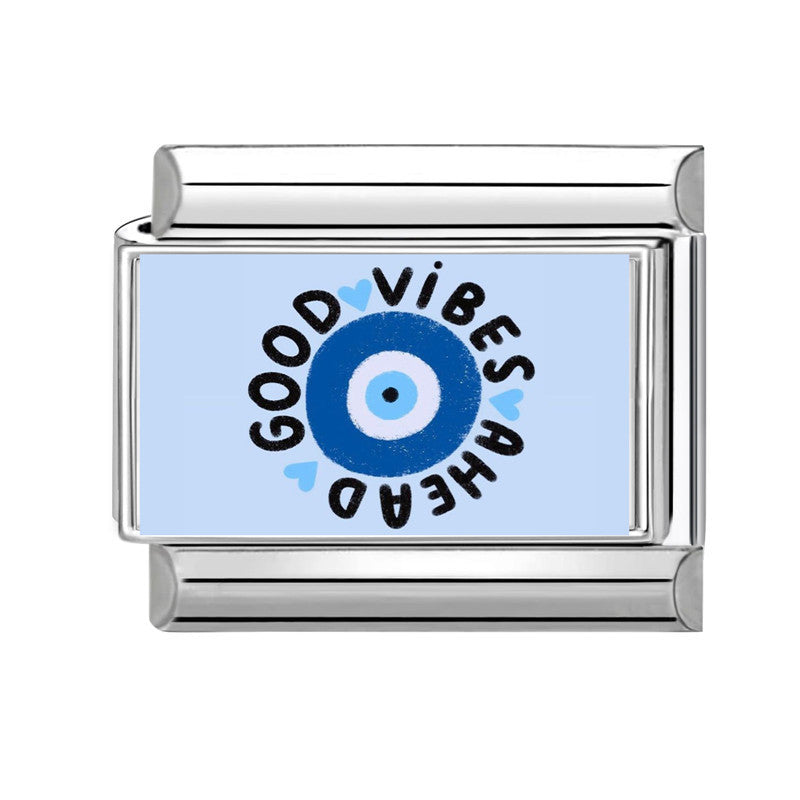 Wholesale 9mm Italian Charm Starter Bracelets DIY square Single Section Creative Stainless Steel Composable Bracelet