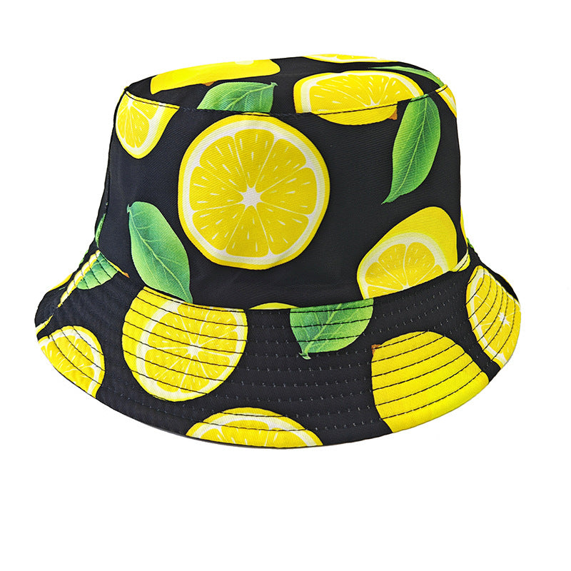 Wholesale Happy Birthday Printed Bucket Hat for Outdoor Sun Protection Fashion Accessory