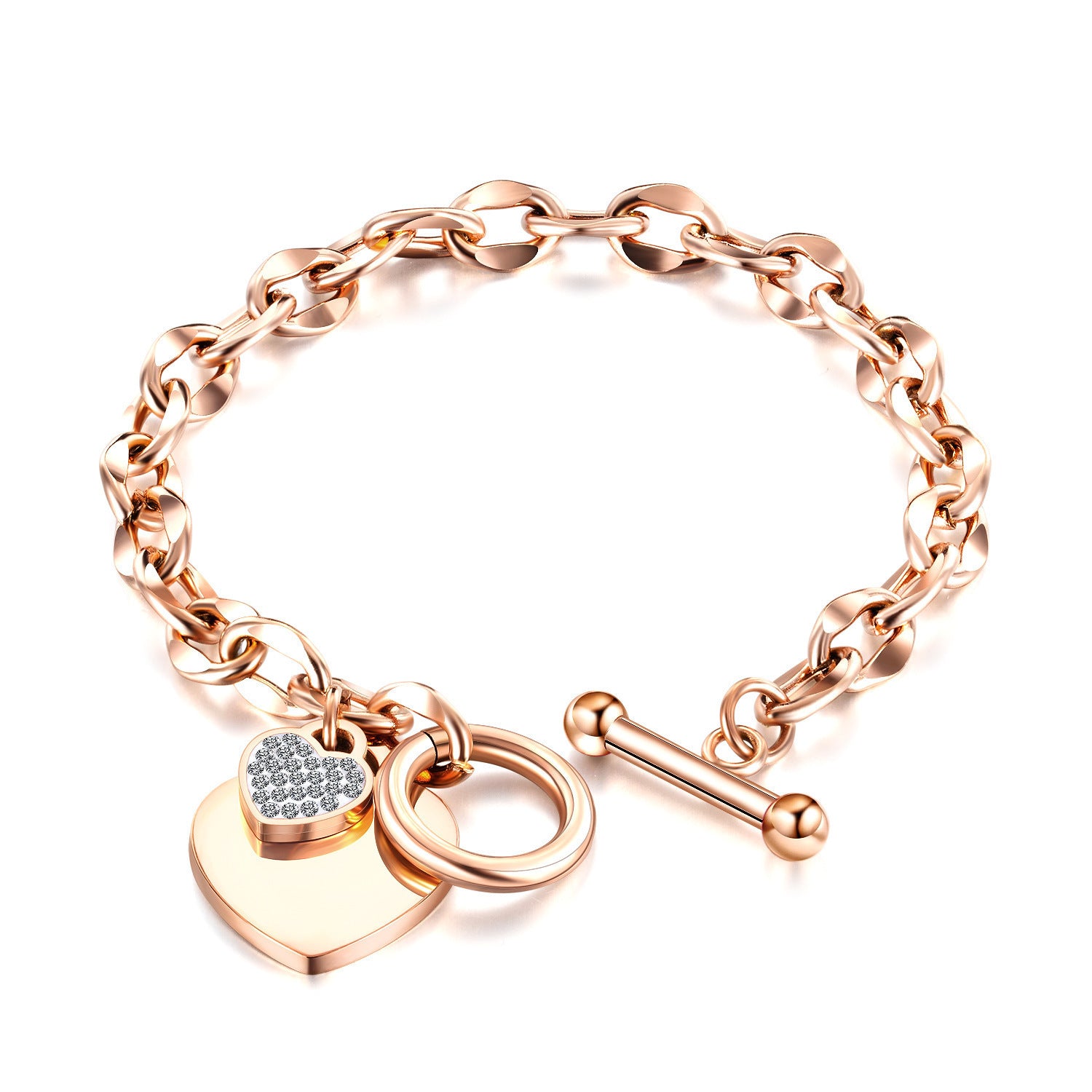 Wholesale Love Stainless Steel  Buckle High Sense  Bracelet