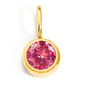 Wholesale Stainless steel birthday stone letter pendant