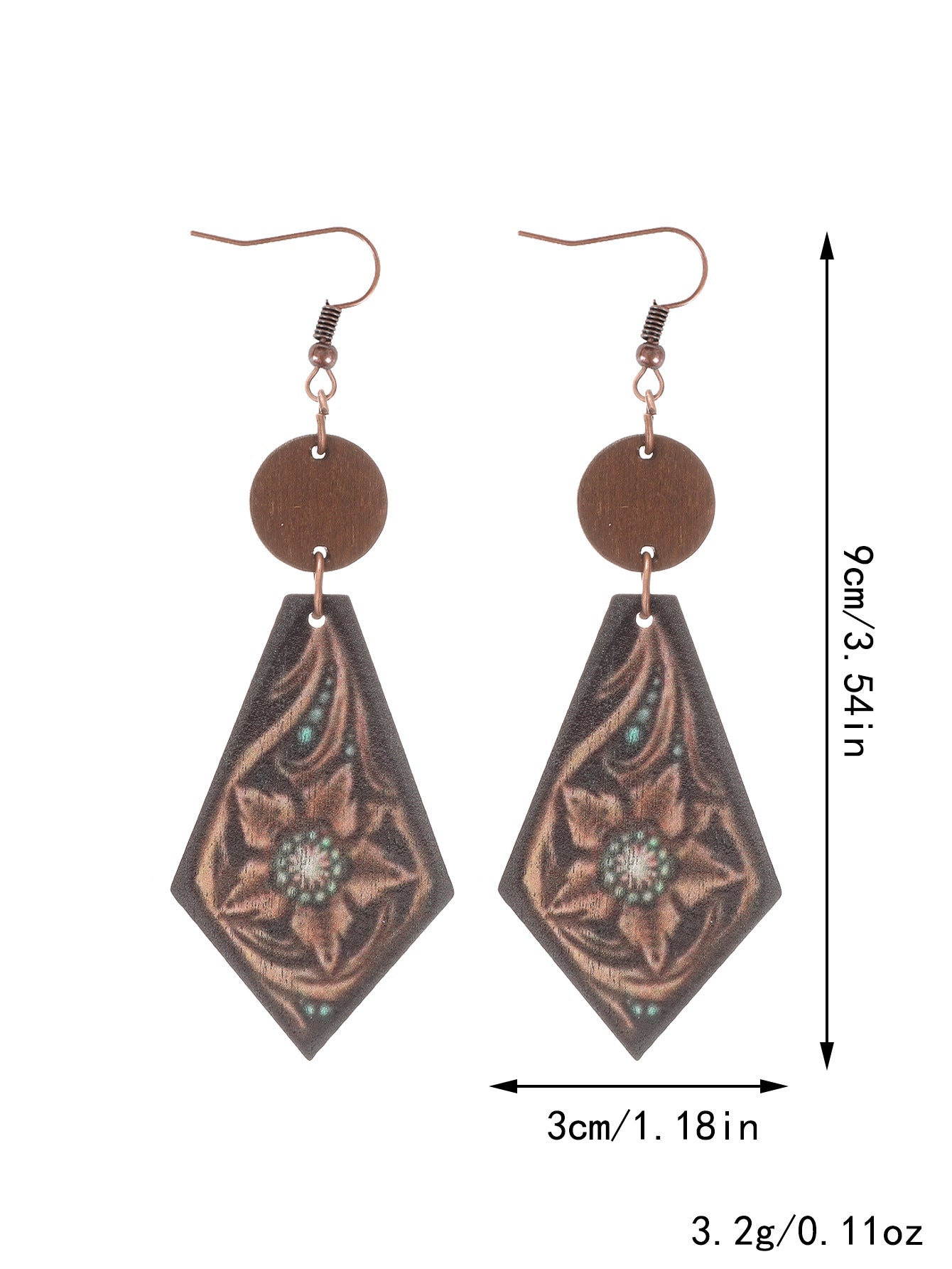 Wholesale  Western Style Wooden Earrings