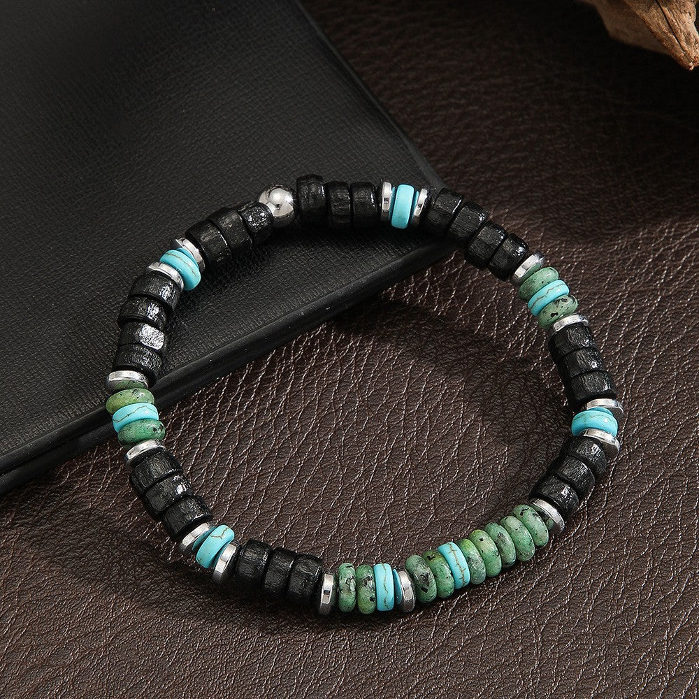 Wholesale Retro-style Fashionable Turquoise Beaded Bracelets