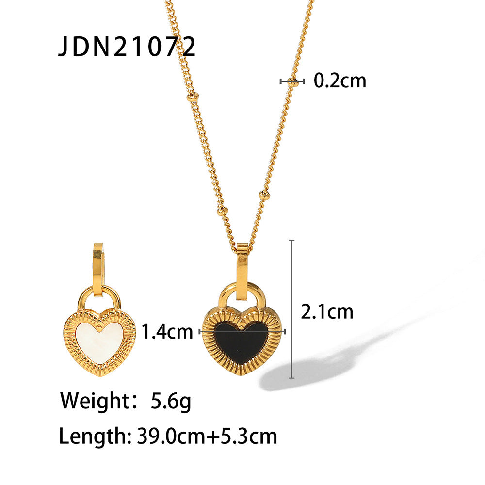 Wholesale stainless steel love necklace high-grade pendant clavicle chain