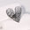 Wholesale exaggerated temperament heart-shaped stainless steel ring