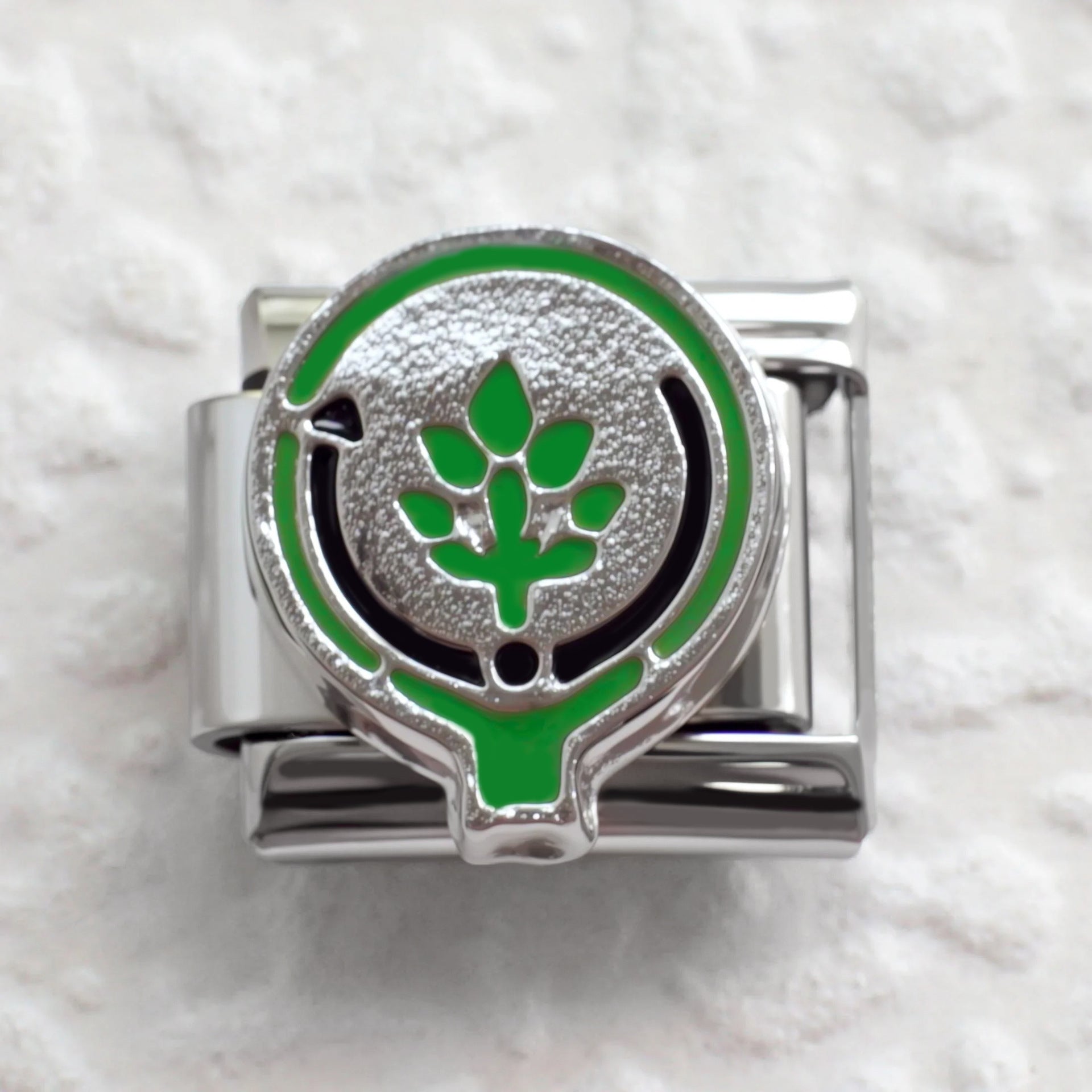 Wholesale  5pcs Italian Charm Bracelet 9mm DIY Splicing Animal Pearl Stainless Steel Composable Bracelet