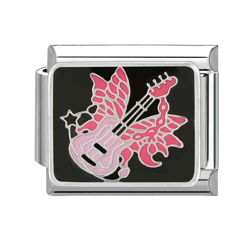 Wholesale  Italian Modular Bracelet 9mm DIY Splicing Removable Stainless Steel Combinable Bracelet