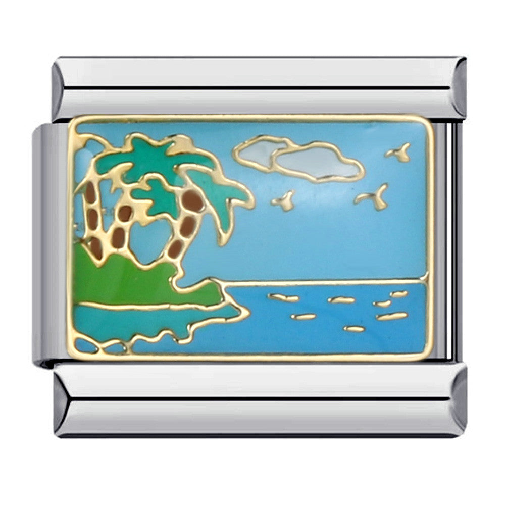 Wholesale Italian Charm Bracelet 9mm DIY Splicing Removable Stainless Steel Composable Bracelet ACC-BT-QiYing006