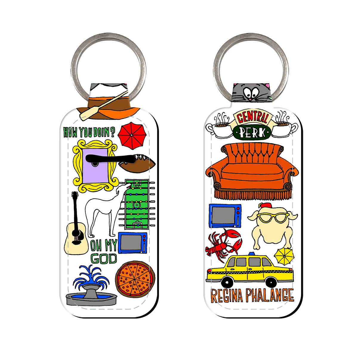 Wholesale 6pcs  Cartoon Protective Case Keychain Lipstick Case Keychain