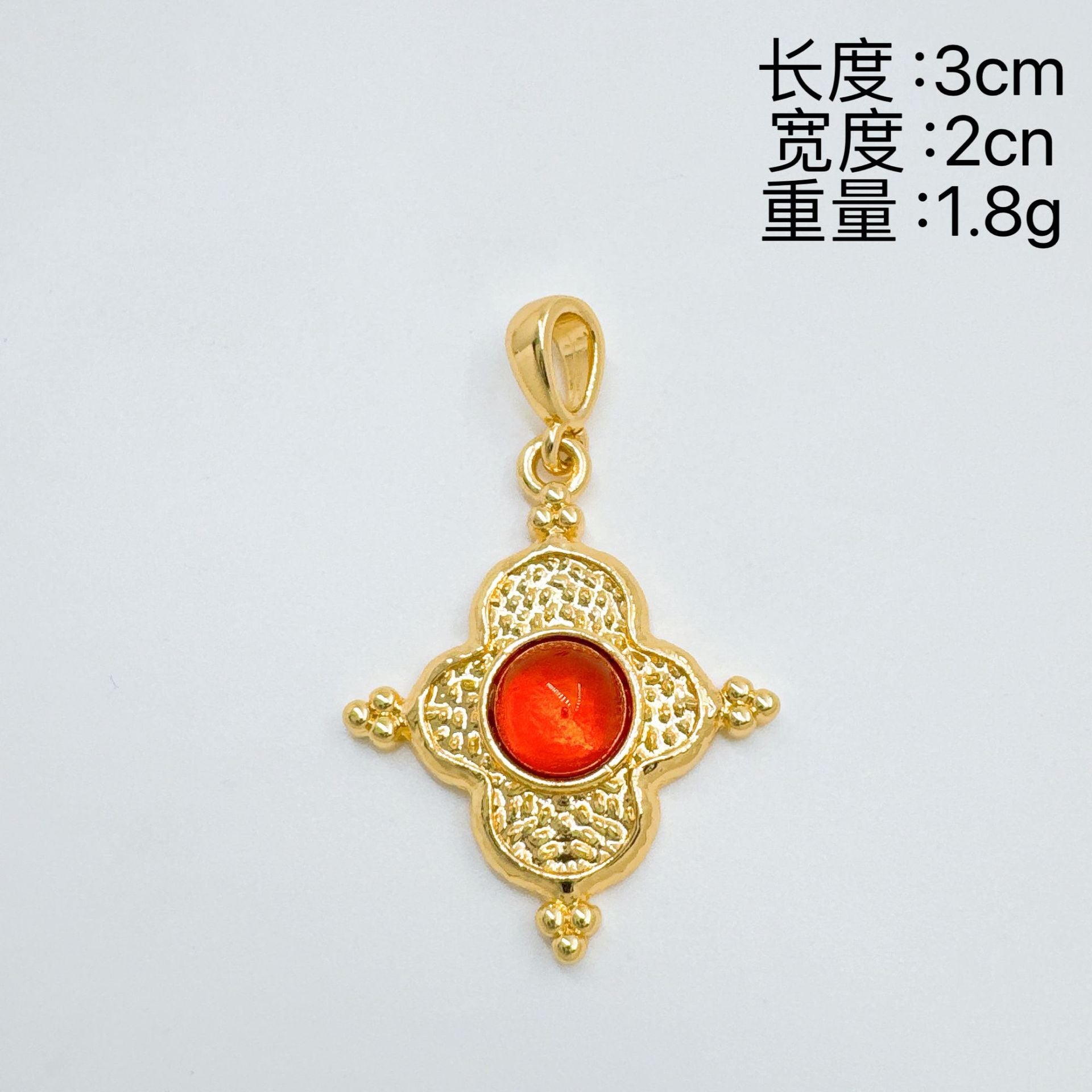 Wholesale Retro Geometric Evil Eye Pendant Necklace Copper Zircon Gold Plated DIY Jewelry Making Accessory Trendy Gift